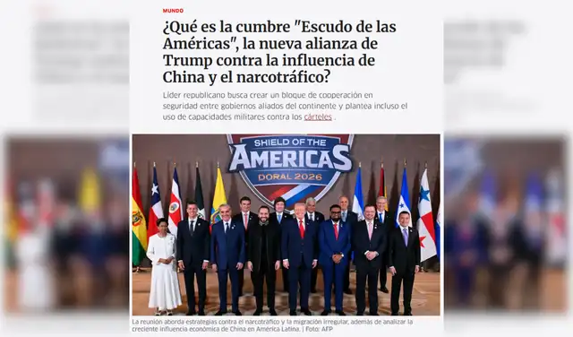 Creación del Escudo de las Américas. Foto: La República