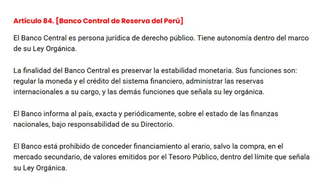 Fuente: Constitución Política del Perú Fuente: Constitución Política del Perú
