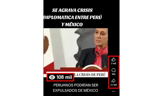 Alcance le la publicación. Foto: Facebook