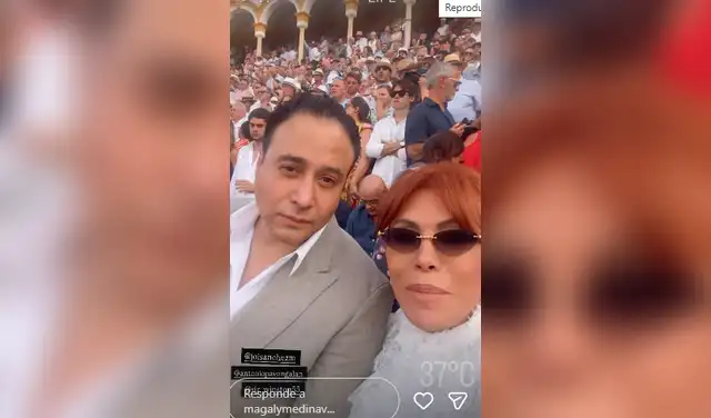 Magaly Medina se reúne con exparejas de Sheyla Rojas en España