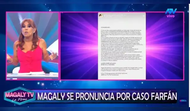Magaly Medina dedicó varios minutos de su programa a Jefferson Farfán.