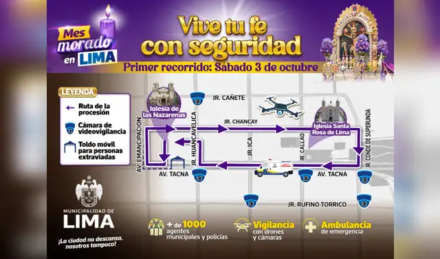 Desvios por el Señor de los Milagros