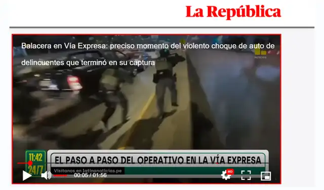 La República presentó el hecho el 22 de mayo de 2025 (2). Foto: La República La República presentó el hecho el 22 de mayo de 2025 (2). Foto: La República