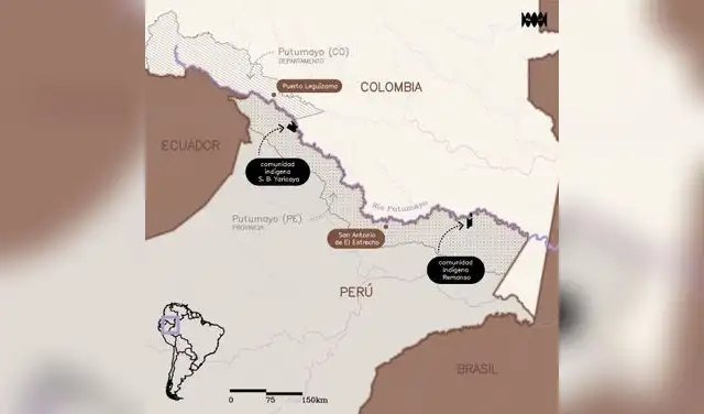 Organización armada opera en el límite entre Perú y Colombia. Organización armada opera en el límite entre Perú y Colombia.