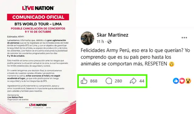 Viralidad en redes. Foto: Facebook Viralidad en redes. Foto: Facebook