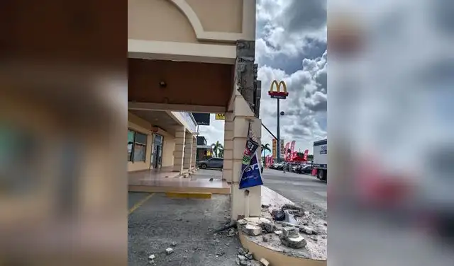 Daños en Iguana Mall en Penonomé. Foto: La Prensa Panamá/X