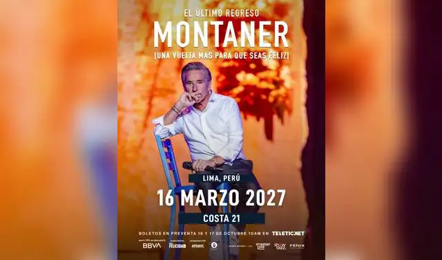 Ricardo Montaner se volverá a presentar en la Costa Verde de Lima Ricardo Montaner se volverá a presentar en la Costa Verde de Lima
