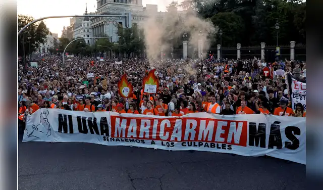 Protesta por Maricarmen Abascal. Foto: AFP. Protesta por Maricarmen Abascal. Foto: AFP.