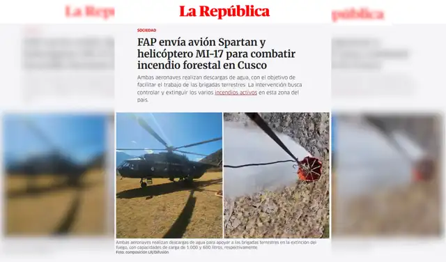Nota de La República. Foto: La República