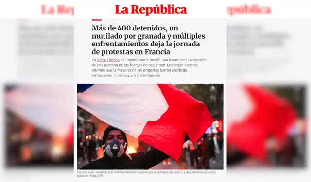 Nota de La República. Foto: La República Nota de La República. Foto: La República