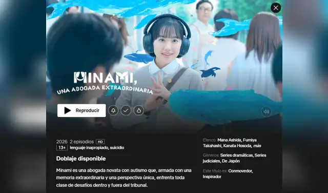 La versión japonesa de 'Woo, una abogada extraordinaria' constará de 10 capítulos en Netflix La versión japonesa de 'Woo, una abogada extraordinaria' constará de 10 capítulos en Netflix
