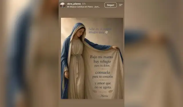 Publicación de la madre de Andrea San Martín. Foto: Instagram.   