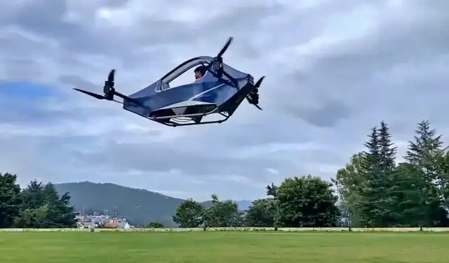 El HAPIDA SKYNeX, completó su primer vuelo de prueba. Foto: Captura