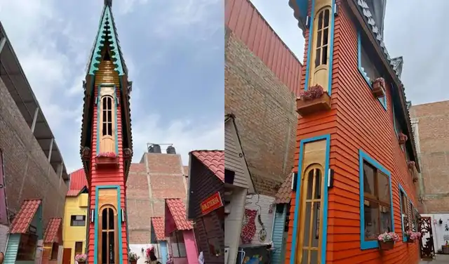 Una casa en Aucallama, Huaral, busca batir récords como la más estrecha del mundo, con solo 63 centímetros de ancho en su fachada. A pesar de su tamaño, es totalmente habitable.