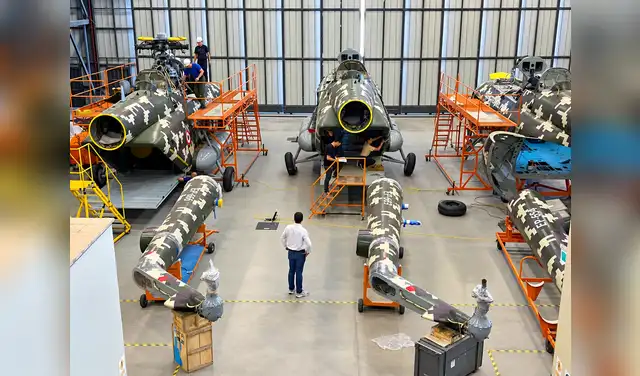 El Ejército peruano contrató a la empresa Milenium Veladi Corp. para el "overhaul" de tres helicópteros Mi rusos con un resultado insatisfactorio. Foto: difusión  