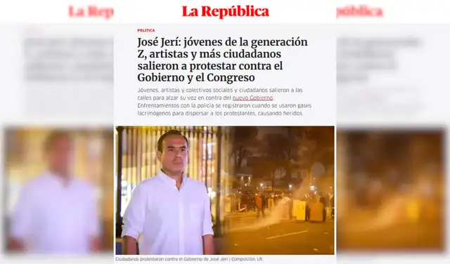 Nota de La República. Foto: La República