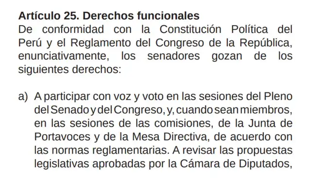 Artículo 25 Artículo 25
