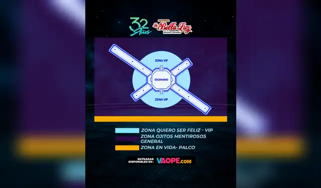 La Bella Luz sorprende con el despliegue técnico del escenario de su próximo concierto. Composición LR. Instagram La Bella Luz sorprende con el despliegue técnico del escenario de su próximo concierto. Composición LR. Instagram