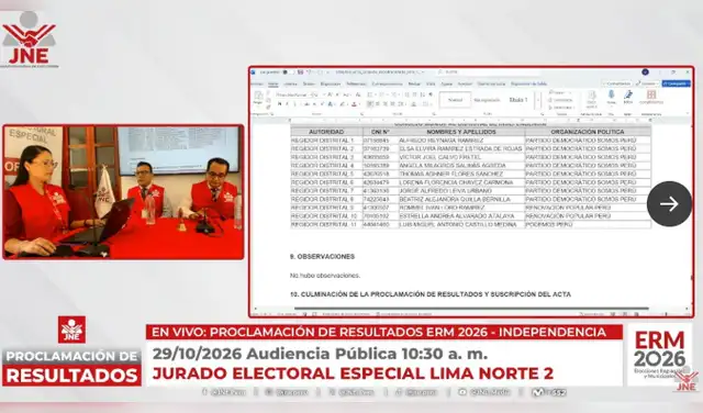 JNE tiene la última palabra.
