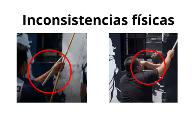 Inconsistencias físicas. Foto: Facebook | Composición: LR Inconsistencias físicas. Foto: Facebook | Composición: LR