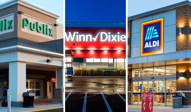 Publix, Winn-Dixie and Aldi will be open on Mother's Day. Photo: LR composition Publix, Winn-Dixie and Aldi will be open on Mother's Day. Photo: LR composition