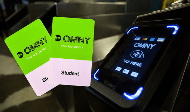  OMNY is New York's new contactless payment system, set to fully replace the MetroCard by the end of 2025. Photo: GLR composition/amNY    