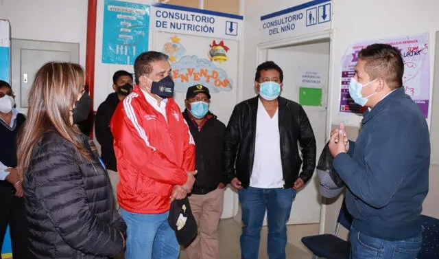 Autoridades visitaron centro materno infantil de Quiruvilca. Foto: Gore
