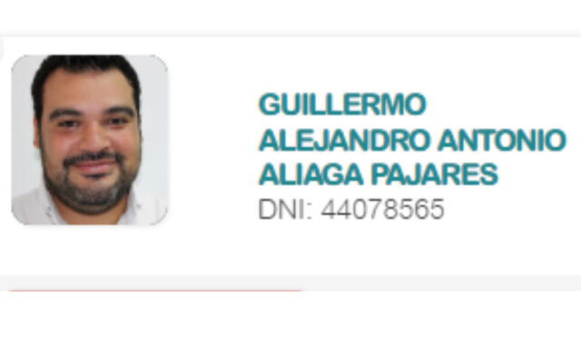 Guillermo Aliaga Pajares, candidato por el Partido de Integración Social Avanza País.