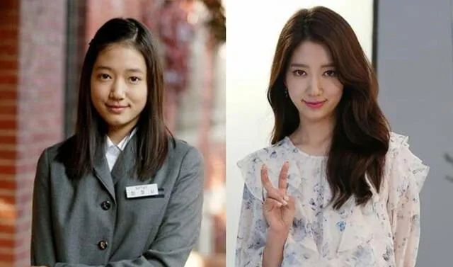 Park Shin Hye antes y después