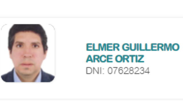 Elmer Arce Ortiz, candidato por el Partido de Integración Social Avanza País.