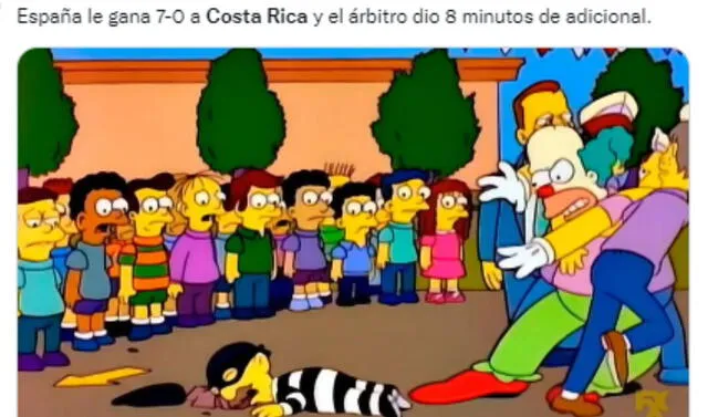 Mira los más divertidos memes de la goleada de España a Costa Rica.