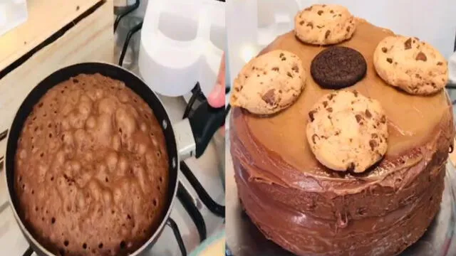 Video: Receta muestra la forma más fácil de preparar un pastel de chocolate  con una sartén | redes sociales | viral | rddr | Tendencias | La República