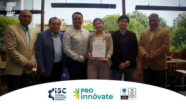 ISC - Integral Solutions Company obtiene el certificado ISO 9001:2015 |  Empresa | La República