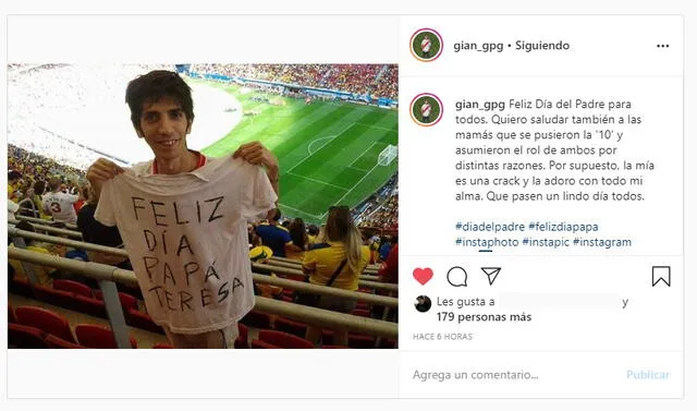 Día del Padre: Giancarlo Granda, periodista de Gol Perú, envía emotivo mensaje en Instagram