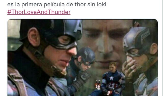 Memes sobre Thor Love and Thunder. FOTO: Twitter