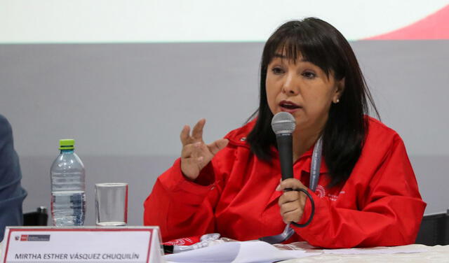 Mirtha Vásquez, titular de la Presidencia del Consejo de Ministros. Foto: PCM
