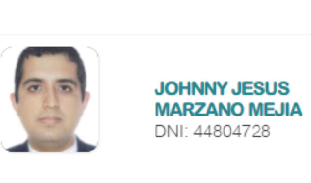 Johnny Marzano, candidato por Frente de la esperanza .