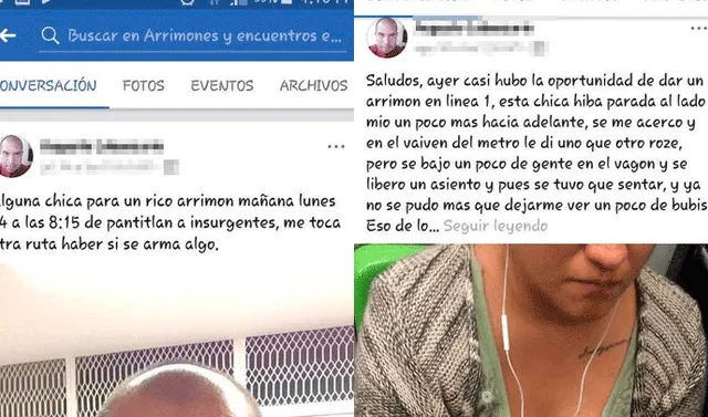 Facebook: Depravado que narra cómo acosa sexualmente a mujeres en el  transporte público y genera indignación [FOTOS] | Tendencias | La República