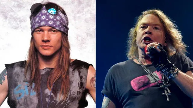 Axl Rose Guns N' Roses: cómo era de joven el vocalista de la banda de rock  | Antes y después | FOTOS | ATMP | Espectáculos | La República