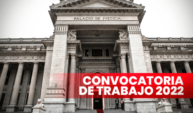 Convocatoria Poder Judicia: hay trabajo en diferentes regiones.