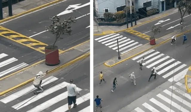 Los vecinos de Jesús María se mostraron aterrados tras la sangrienta balacera ocurrida en plena avenida.