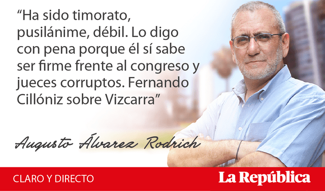 Augusto Álvarez Rodrich: O sea, tengo que preparar el argumento | Política  | La República