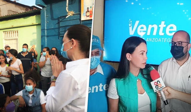 María Corina Machado asegura que el régimen de Maduro es un "cáncer" para toda América Latina. Foto: composición/Vente Venezuela/María José Vargas