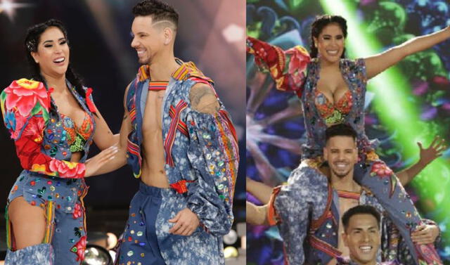 Anthony Aranda fue el refuerzo de Melissa Paredes en la final de "El gran show".