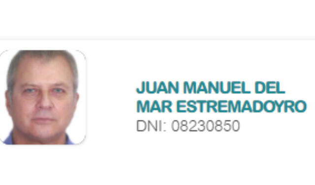 Juan Manuel del Mar, candidato por Renovación Popular.