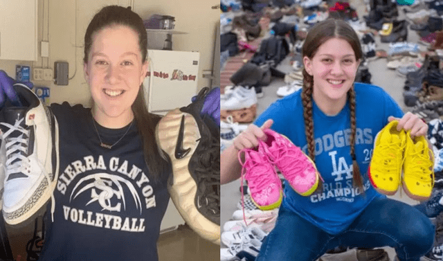 Adolescente recolecta más de 30 mil pares de zapatillas para vagabundos