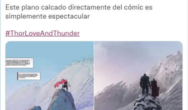 Memes sobre Thor Love and Thunder. FOTO: Twitter