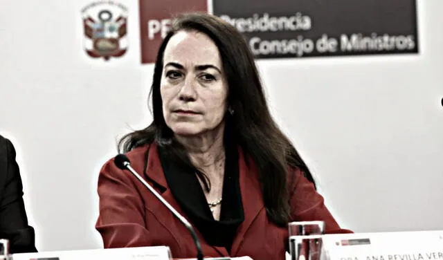 Ana Revilla duró menos de tres meses en el cargo, al cual accedió en reemplazo de Vicente Zeballos, actual presidente del Consejo de Ministros. Foto: La República.