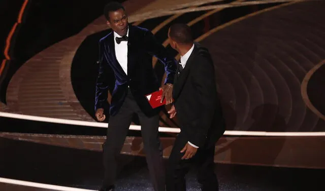 Will Smith golpeó a Chris Rock en los Premios Oscar 2022. FOTO: EFE