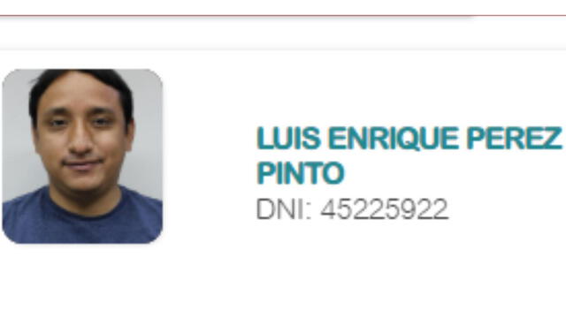 Luis Perez Pinto, candidato por Juntos por el Perú.